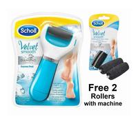 Scholl Velvet Smooth Diamond Pedi Foot File + 2 Rollers