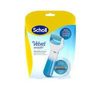 Scholl Velvet Smooth Roll Professional Electric Pedicure for Dry Skin Light Blue