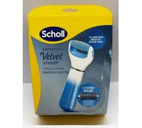 Scholl Velvet Smooth Electric Foot File x2 Roller Heads Hard Skin & Cracked Heel