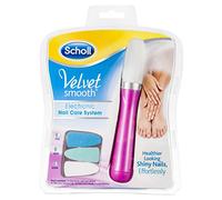 Scholl Velvet Smooth Electronic Nail Care System - Pink, Healthy Nail Care System