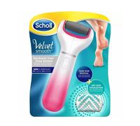 Scholl Velvet Smooth Electric Foot File with Exfoliating Refill, Pink