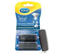 Scholl Velvet Smooth Replacement Rolls, Pedi Refills, Electric Callus Remover, Pedicure, Foot Care, Ultra Strong with Diamond Particles (1 x 2 Rolls)