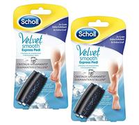 SCHOLL Velvets Smooth Set of 2 Replacement Rolls Extra Exfoliating Grain