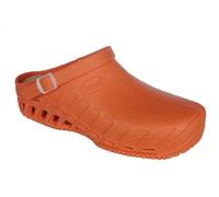 Scholl Women's Clog Evo Health Care Professional Shoe, Orange, 5 UK