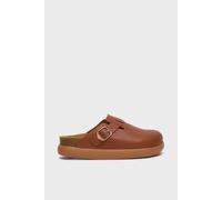 Scholl Women's Fae Chunky Suede Cognac in Tan | Size: 38 Scholl Tan 38