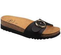 Scholl Women's Malibu' Mule Sandal, Black, 4 UK