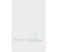 Scholl Women's Pescura Flat Sandal Off-White | Size: 37 Scholl Off-White 37