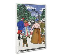 Schonbrunn On Sunday By Moriz Jung Canvas Print | Gallery Wrapped 30mm Frame Wall Art | 20x14 inches | Ready to Hang | Classic Picture | Living Room Bedroom Lounge Office