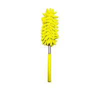 schone Extendable Microfibre Duster - Telescopic Hand Cleaner - Tarps & Lifts Dirt - Cleans Places Such as Fan Blades, Ceilings, Walls, Tall Corners & Air Vent Grills - Time Saving Device (Yellow)