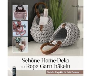Schone Home-Deko mit Rope Garn hakeln: Einfache, Voll, Voll,.