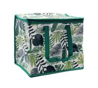 schone Large Leaf Print Food Bag (Green)