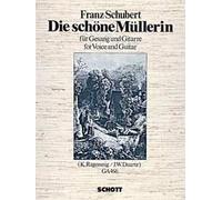 Schone Mullerin Franz Schubert Book [Softcover] Vocal and Guitar Schott Music