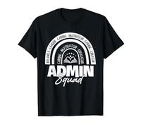 School Admin Squad Principal Leadership Team Design Value Graphic T-Shirt, Men, Black, S