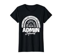 School Admin Squad Principal Leadership Team Design Value Graphic T-Shirt, Women, Black, M