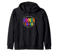 School Admin Squad Principal Leadership Team Design Zip Hoodie