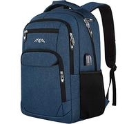 School Backpack Boys / Girls / Teenagers, Backpack School, Laptop Backpack for Men / Women, Daypacks Business Backpack with USB, blue, 15,6 Zoll, Rucksack