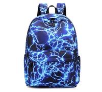 School Backpack for and Girls, Junior and Middle School Bag, Laptop Carry Bag for Teens, Lightweight Travel Backpack Hiking Backpacks 60 Litres, blue, standard size, Rucksack Backpacks
