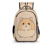 School Backpack for Girls And Boys Age 6+, Hamster Backpack, Water Repellent School Bags Rat for School Travel, Lightweight Rucksack for Teenage Girls