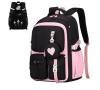 School Backpack for Teens,Water Resistant Bookbag - Teens Bookbag for Middle School | for Elementary Middle College Primary Children Teenage Friends Daughter