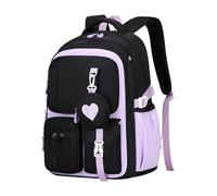 School Backpack Girls - Water Resistant Bookbag, Spacious Compartments Books Stationery Requisite, Sturdy Travel Bag Elementary Middle College Students, | For Travel Airplane School Primary Children
