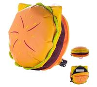 School Backpack - Novelty 3D Fun Shape Trendy Color Block Functional Daypack - Large Capacity Water Resistant Casual Book Bag for School Street Travel