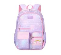 School Backpack School Bags Primary School Rucksack Bag for Teenage Girls Big Backpack for School Backpacks Teen Girls Plain Teenager Back to School Bag School Bags for Girls Secondary School Viola