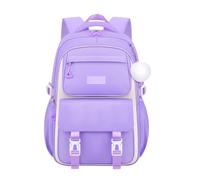 School Backpack School Bags Primary School Rucksack Bag for Teenage Girls Big Backpack for School Backpacks Teen Girls Plain Teenager Back to School Bag School Bags for Girls Secondary School Viola