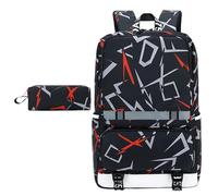 School Backpack With Pencil Case Set Laptop Bag Large Capacity Daypack Teenager Casual Book Bag For Various Occasion Adjustable Strap