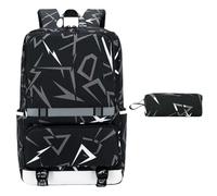 School Backpack With Pencil Case Set Laptop Bag Large Capacity Daypack Teenager Casual Book Bag For Various Occasion Laptop