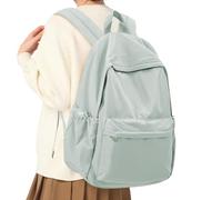 School Backpack Womens,Unisex Lightweight Backpack School Bag Water-resistant Rucksack fits 14 inch Laptop for Teenage Girls Boys Casual Daypacks Travel Backpack Bookbag for College Work,Light Green