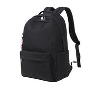 School Backpacks Teen Backpack School Bags High School Rucksack Bag for Teenage Girls Secondary School College Big Backpack for School Women Teen Girls Teenager Junior Plain Back to School Bag Nero