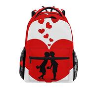 School Backpacks Valentines Day Student Backpack Big for Girls Kids Elementary School Shoulder Bag Bookbag, Multicoloured, standard size