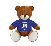 School Badges UK No.1 Lions Fan Teddy Bear, Football Bear, for Fans, Parents, Fathers, Kids - Lions Teddy Bear Mascot, 8 Bears Options (Richard)