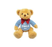 School Badges UK No.1 Owls Fan Teddy Bear, Football Bear, for Fans, Parents, Fathers, Kids - Owls Teddy Bear Mascot, 8 Bears to Choose From (William)