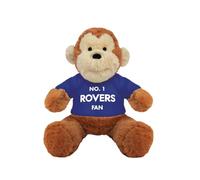 School Badges UK No.1 Rovers Fan Teddy Bear, Rovers Football Bear, for Fans, Parents, Fathers, Kids - Rovers Teddy Bear Mascot, 8 Bear Options (Max)