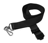 School Badges UK Plain lanyard with safety breakaway multiple colours 10 Pack (Black)
