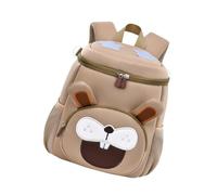 School Bag Adjustable Straps 2 Compartments School Bag, khaki, Se référer au descriptif, Refer to description