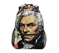 School Bag Alexander Hamilton Flag Pack Back For Work | Backpack Durable Rucksack Men and Women Daypack For Student Travel College