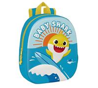 School Bag Baby Shark 3D 27 X 33 X 10 Cm Blue NEW