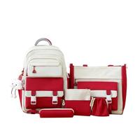 School Bag for Girls Kids Backpacks for Boys - Backpack for School Stylish Campus Backpack For Everyday Use Shoulder Daypack Bundle With Five Piece