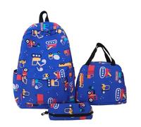School Bag for Girls Kids Backpacks for Boys - Cute Backpack Dinosaur Car Pattern Large Capacity Backpack For Two Shoulder Carrying For Primary School Students Lightweight And Reduce The Burden