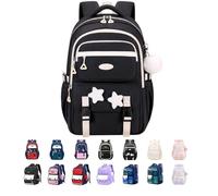School Bag for Primary School Students Uk Waterproof Multi-layer Backpack Preppy Lightweight Large Capacity Personalised Vacuum Rucksuck Back-to-School Season Nursery Daypack