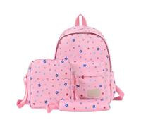School Bag Set,Starry Pattern Korean Backpack For Teens With Ample Storage And Aesthetic Shoulder Daypack