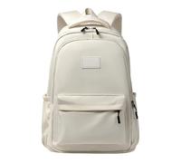 School Bag - Waterproof Backpack Its Large Capacity Oxford Cloth Unisex Luggage Carrier AC Hand Laptop Compartment for Girls Teenage Girls Work Travel Daily Student, white, Se référer au descriptif