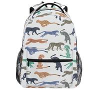 School Bags Cheetah Tropical Exotic Rucksack Unisex School Backpack Classic Basic Backpack for Office Work Kid 29X40CM