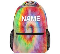 School Bags Colorful Tie Dye Custom Abstract Art Personalized Rucksack