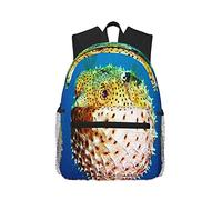 School Bags Cute Puffer Fish Rucksack Casual School Backpack Fashion Basic Backpack for Hiking Work Outdoor