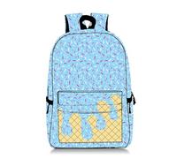 School Bags for Boys School Backpack Ice Style Large Capacity Backpack for Women Couples Middle High College Bag Lightweight Durable Bookbag for 5-15 Years Old Students
