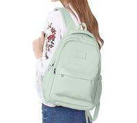 School Bags for Girls Secondary School, Back to School Backpack Waterproof Lightweight Rucksack Kawaii Womens Casual Travel College Daypack, Aesthetic Backpacks for Teenage Girls Children (Green)