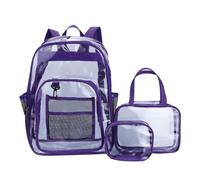 School Bags for Teenage Girls School Backpack High School Rucksack Bag for Teenage Boys Girls Teen Big Transparent Backpack for School Backpacks Women Teen Girls Teenager Back to School Bag Viola